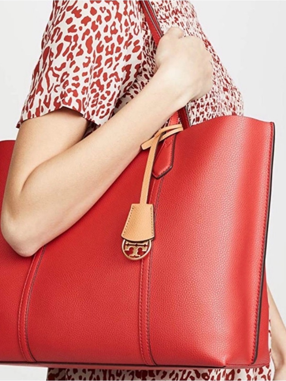 Tory Burch Ref Perry Triple Compartment Tote EUC